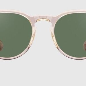 Garrett Leight Boccaccio Sunglasses with Green Lenses